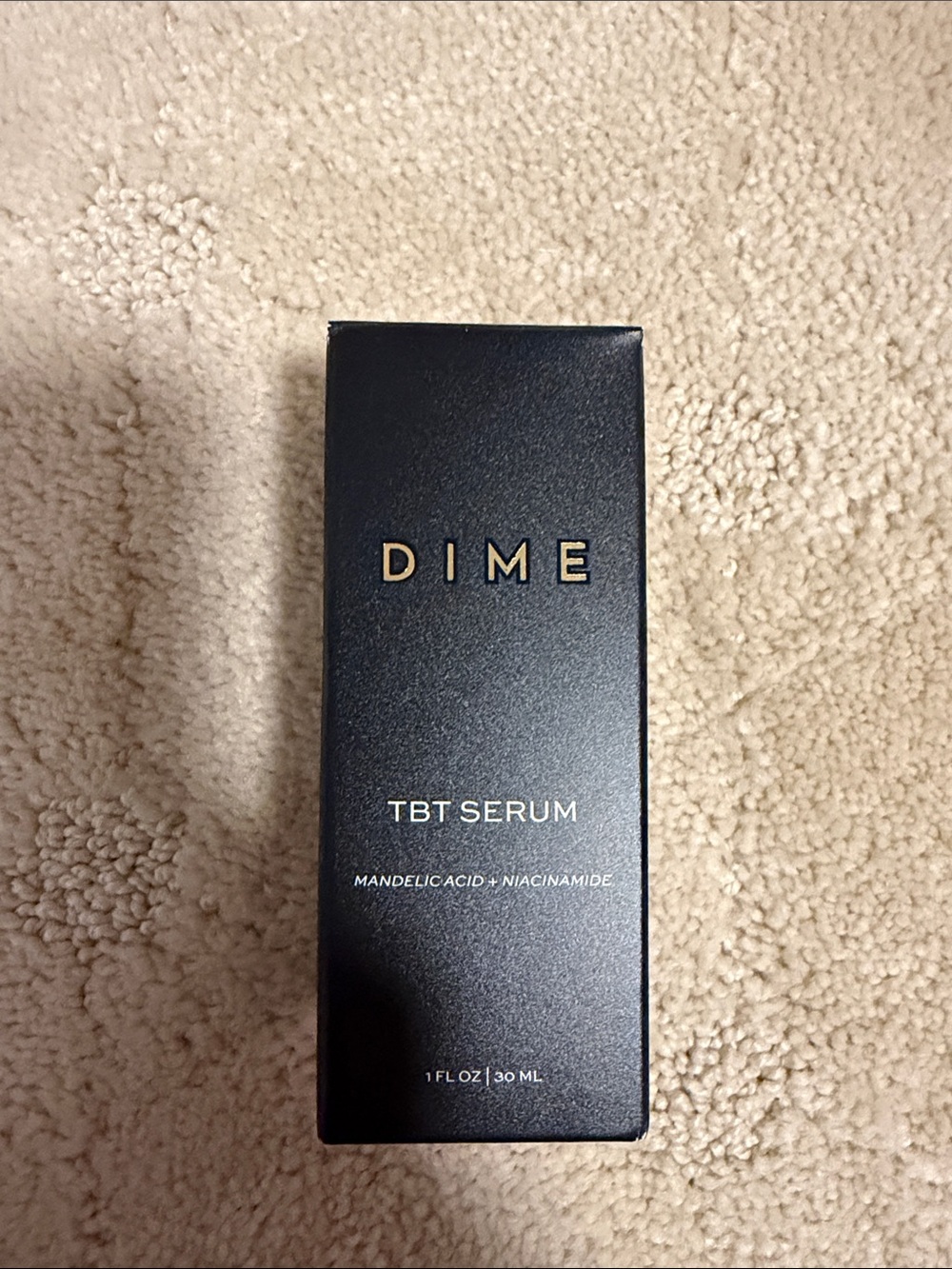 New in Box Dime TBT Serum - Black | Mandelic Acid + Niacinamide 30ml
